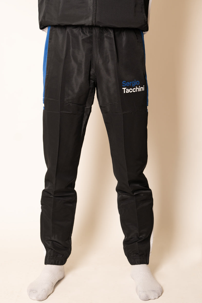 Sergio Tacchini / Track Pants "Text" / blk/stw