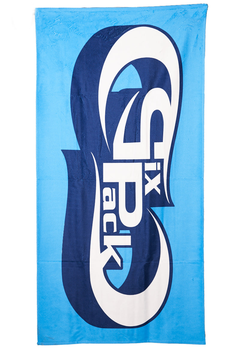 Sixpack / Bath Towel "Classic" /  lightblue/bluewhite