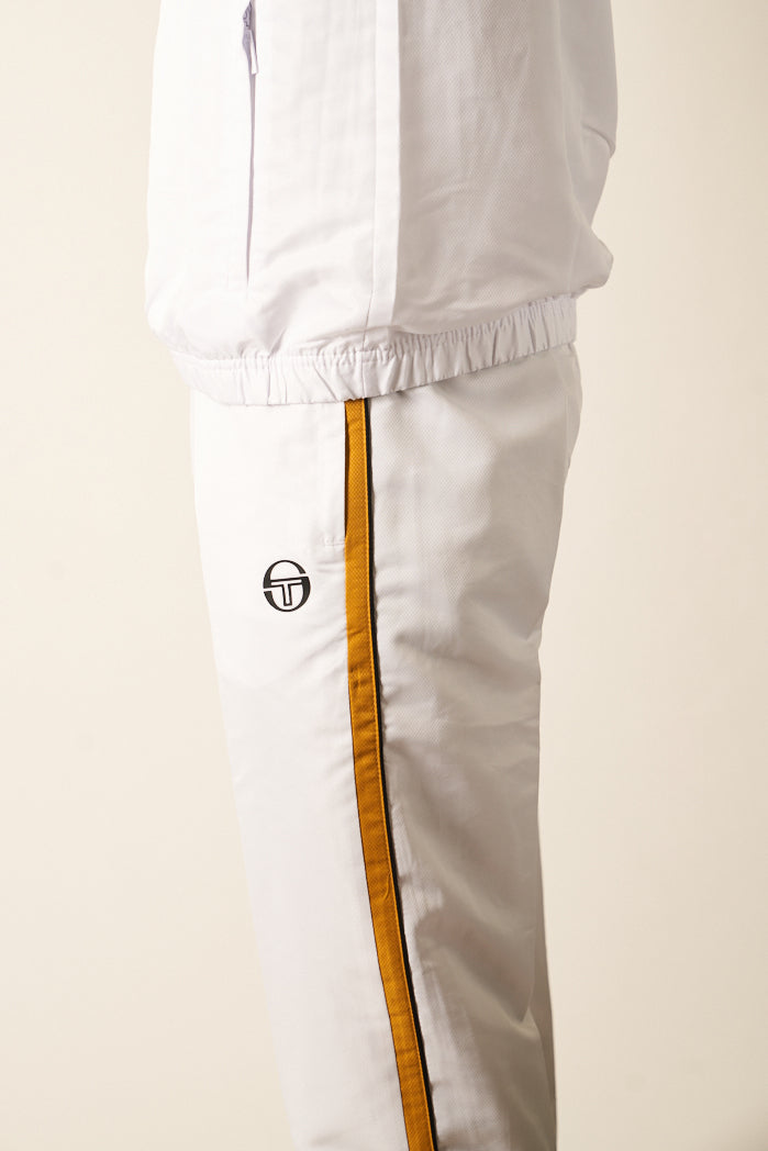 Sergio Tacchini "Track Pants Agave" white/haverst gold