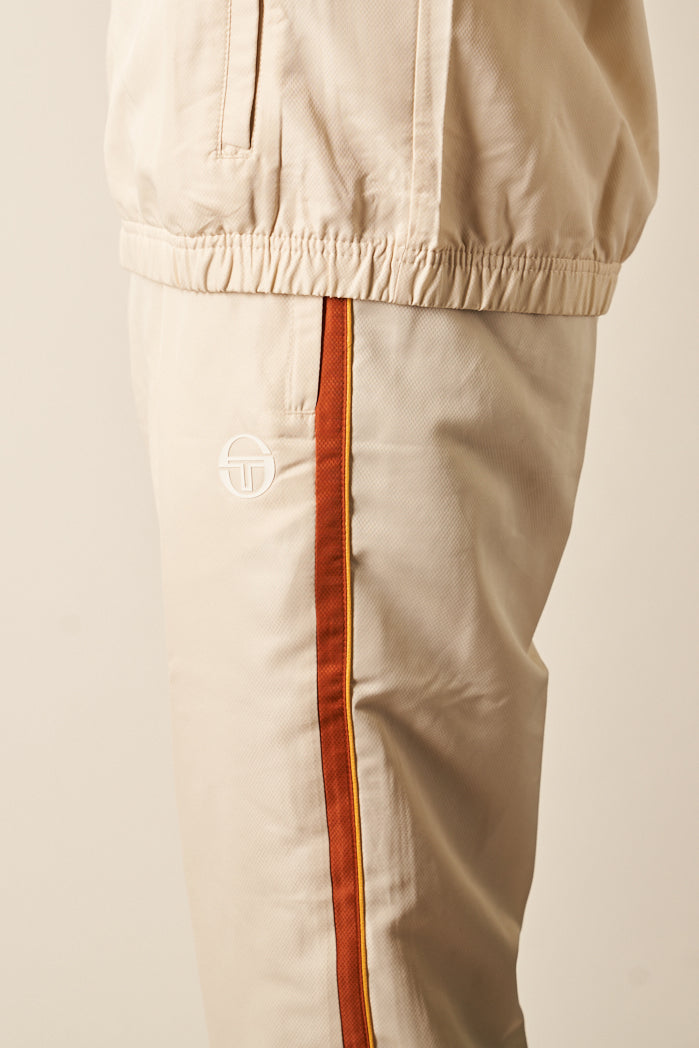 Sergio Tacchini "Track Pants Agave" buttercream/bombay brown
